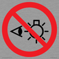 PP12692: Prohibition: Do not stare at light source