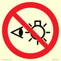 PP12692: Prohibition: Do not stare at light source