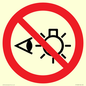 PP12692: Prohibition: Do not stare at light source