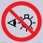 PP12692: Prohibition: Do not stare at light source