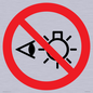 PP12692: Prohibition: Do not stare at light source