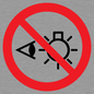 PP12692: Prohibition: Do not stare at light source