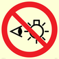 PP12692: Prohibition: Do not stare at light source