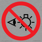 PP12692: Prohibition: Do not stare at light source