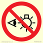 PP12692: Prohibition: Do not stare at light source