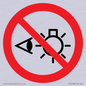 PP12692: Prohibition: Do not stare at light source