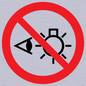 PP12692: Prohibition: Do not stare at light source