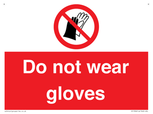 PP1358: Do not wear gloves