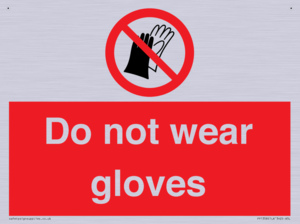 PP1358: Do not wear gloves