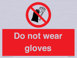 PP1358: Do not wear gloves