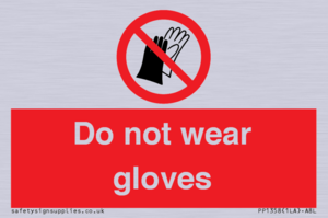 PP1358: Do not wear gloves