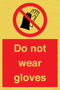 PP1358: Do not wear gloves