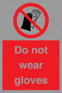 PP1358: Do not wear gloves