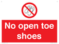 PP16769: No Open toe shoes