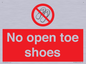 PP16769: No Open toe shoes