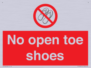 PP16769: No Open toe shoes