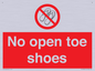 PP16769: No Open toe shoes
