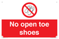 PP16769: No Open toe shoes