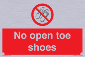 PP16769: No Open toe shoes