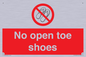 PP16769: No Open toe shoes