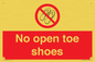 PP16769: No Open toe shoes