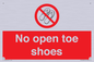 PP16769: No Open toe shoes