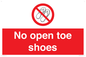 PP16769: No Open toe shoes