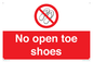 PP16769: No Open toe shoes