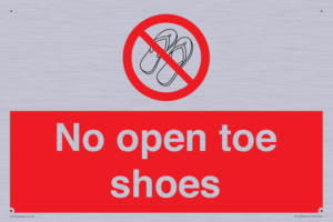 PP16769: No Open toe shoes