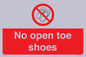 PP16769: No Open toe shoes
