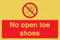 PP16769: No Open toe shoes