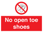 PP16769: No Open toe shoes