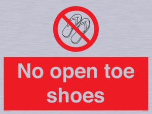 PP16769: No Open toe shoes