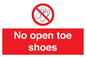 PP16769: No Open toe shoes
