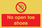 PP16769: No Open toe shoes