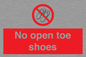 PP16769: No Open toe shoes