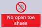 PP16769: No Open toe shoes