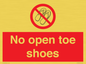 PP16769: No Open toe shoes