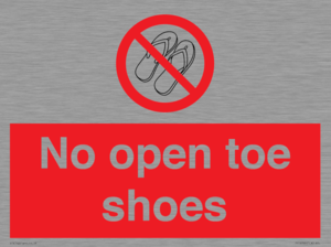 PP16769: No Open toe shoes