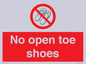 PP16769: No Open toe shoes