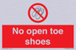 PP16769: No Open toe shoes