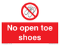 PP16769: No Open toe shoes