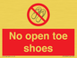 PP16769: No Open toe shoes