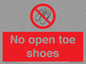 PP16769: No Open toe shoes