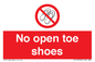 PP16769: No Open toe shoes