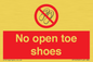 PP16769: No Open toe shoes