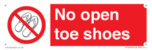 PP16769: No Open toe shoes
