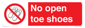 PP16769: No Open toe shoes