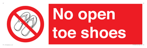 PP16769: No Open toe shoes