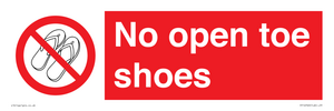 PP16769: No Open toe shoes